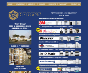 normsice.com: Norms Refrigeration & Ice Equipment - Distributors of Ice Machines & Commercial Refrigeration Equipment
Norms Refrigeration & Ice Equipment - Distributors of Ice Machines & Equipment for Small Stores, Convenience Stores, Restaurants, & Food Service Applications