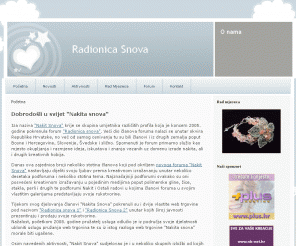 radionicasnova.com: Radionica Snova - O nama
