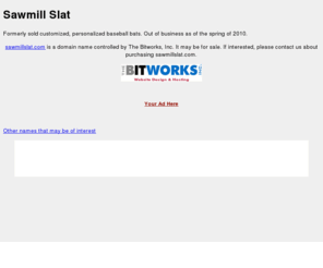 sawmillslat.com: Sawmill Slat
Sawmill Slat