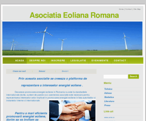 asociatiaeoliana.ro: Asociatia Eoliana Romana
Information architecture, Web Design, Web Standards.