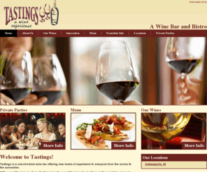 awineexperience.com: Tastings - A Wine Experience
Tastings is a one-of-a-kind wine bar offering new levels of experience to everyone from the novice to the sommelier.