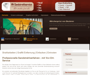 baumaschinenvermittlung.com: Professionelle Sandstrahlverfahren - mit Vor-Ort-Service
VN-Sandstrahlservice bietet Ihnen professionelle und effektive Strahlergebnisse. Unsere Tätigkeitsgebiete sind das Strahlen von Metallen, Maschinen, Fahrzeugteilen, Containern, das Entfernen von Graffitis und vieles mehr. Fragen Sie unverbindlich für Ihr Projekt an - wir haben Lösungen für Sie!