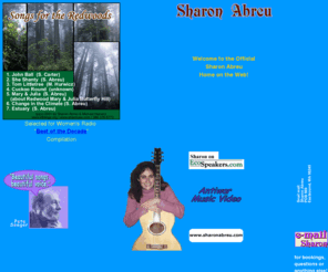 peacepie.org: Welcome to Sharon Abreu's Home on the Web!
Sharon Abreu: beautiful songs, beautiful voice