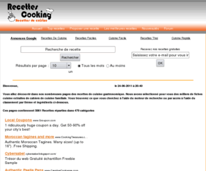 recettes-cooking.com: Recettes Cooking | La cuisine rapide et des recettes faciles
Recettes Cooking, partagez la préparation culinaire de votre choix. Proposez librement vos idées recettes. Ce répertoire contient des fiches de cuisine permettant de cuisiner rapidement et facilement.