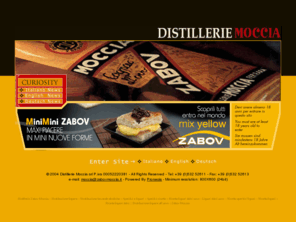 zabov.it: Distillerie Moccia
Dal 1946 Distillerie Moccia produce liquori secondo tradizione di qualità e originalità immutata nel tempo. Leader in Italia nella distribuzione di liquore all'uovo, zabaione, ricette dolciarie..