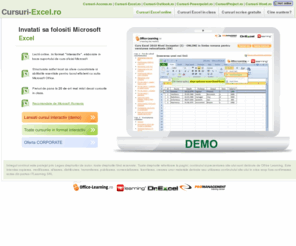 cursuri-excel.ro: Cursuri gratuite
 Suntem singurii furnizori de servicii profesionale de training (cursuri) si consultanta in utilizarea programului Microsoft Excel care adreseaza modelul B2B, oferind instruire in clasa si acces la materiale interactive aditionale (post instruire): video tutoriale si materiale de training de top (unice in Europa)