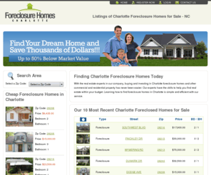foreclosurehomescharlotte.com: Charlotte Foreclosure Homes | Find Charlotte Homes in Charlotte, NC
Buy Charlotte Foreclosure Homes up to 50% Off Market Value. Find Great Real Estate Deals in Charlotte, NC. Save Money Today!