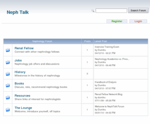 nephtalk.com: NephTalk.com: Nephrology Forum
Nephrology Forum