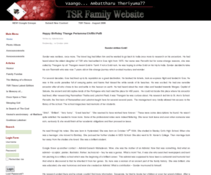 tsrfamily.com: TSR Family Website - Home
Official website of the TSR Family, Ganesh Mahadevan Promoted to Vice Admiral Indian Navy