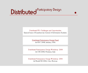 distributedpd.com: Distributed Participatory Design (DPD)
