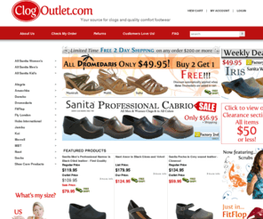 stapledclogs.com: The Clog Outlet - Up to 60% savings on Sanita Clogs!
The Clog Outlet is an Authorized Sanita Clogs outlet. We carry closeout, hard to find, and factory second Sanita Clogs at incredible savings!