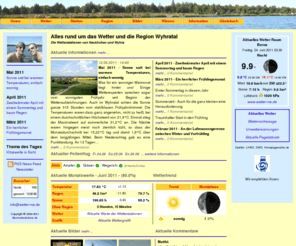 wetter-nw.de: Startseite - Wetterstation Neukirchen Wyhra - Borna bei Leipzig in Sachsen
Bei uns gibt es alles zum Thema Wetter und Umwelt der Region Wyhratal und Borna bei Leipzig in Sachsen. Dort betreiben Stefan Ladisch und Sebastian Schroth ihre Wetterstationen in Neukirchen und Wyhra.