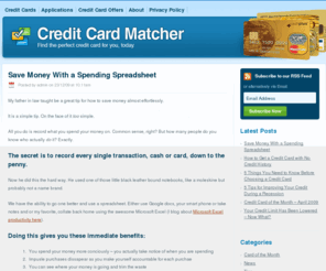 creditcardmatcher.com: Credit Card Matcher - 0% APR, Gas, Airline, Student Credit Cards
Credit Card Matcher finds the perfect credit cards for you, from 0% APR cards, business credit cards, and cards for shopping, through to student credit cards, we match the card for you