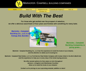 mc-realestate.com: Marhofer / Campbell Building Company, Marhofer / Campbell Development Company, Marhofer / Campbell Real Estate Company
New Home Builders in Michigan, MI, Realestate Companies, Search MLS Listings for homes listed in Michigan by Marhofer/Campbell Real Estate Builders.