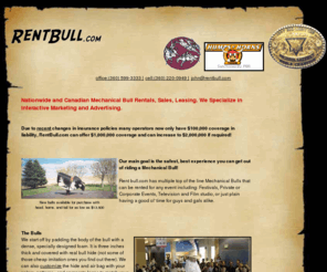 rentbull.com: Mechanical Bull Rental - Deming Washington -  John Evich
We rent mechanical bulls. Call or email us for availability. We are located in Washington state.