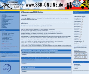 ssk-online.de: Sportverband Saarlndischer Kegler e.V.
Beschreibender Text