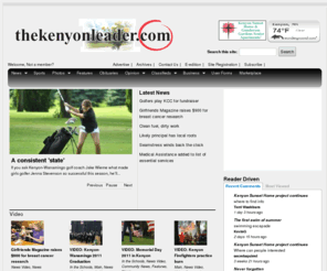 thekenyonleader.com: Kenyon Leader
Enter your site description here.  This is what users will typically see when your site is listed in a search engine results.