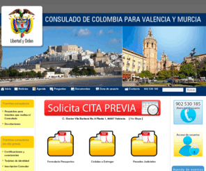 consuladocolombiavlc.com: Consulado de Colombia en Valencia y Murcia - Consulado de Colombia en Valencia y Murcia
El Consulado de Colombia para Valencia y Murcia es una oficina del servicio exterior del Estado colombiano encargada de velar por los interese del país y de sus compatriotas.