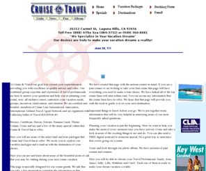 cruiseandtravel.com: Cruise and Travel - We specialize in your vacation dreams.
Great cruise ship rates &  deals on Hawaii vacations, Caribbean, cruises, cruise, cruise lines, cruise line, cruise vacation, cruise travel, Mexico, Alaska cruises & more..  Book a cruise today.