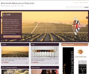 enologosandalucia.org: Asociación Andaluza de Enólogos
Web de la asociación de Enólogos de Andalucía: socios, actas, trabajos, vinos, bodegas y bolsa de trabajo