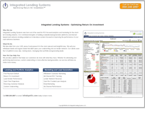 integratedlendingsystems.com: Integrated Lending Systems - Optimizing Return On Investment
 