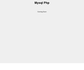 mysqlphp.info: Mysql Php
Mysql Php