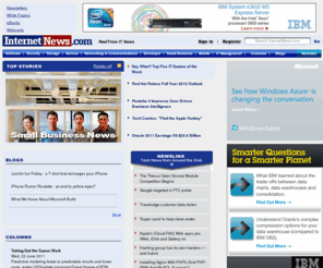 newmedia.com: InternetNews Realtime News for IT Managers
InternetNews provides real-time news updated throughout the business day, covering IT issues and Internet-related technologies for corporate managers and hi-tech professionals