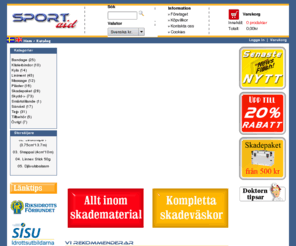 sportaid.se: SportAid.se din kompletta skadeleverantör  - SportAid.se
Vi har det du behöver till vettiga priser inom skadematerial SportAid.se din kompletta skadeleverantör