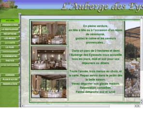 aubergedeseyssauts.com: L\'auberge des Eyssauts - Restaurant avec parc verdoyant
 L\'auberge des Eyssauts, un restaurant pour passer un agréable moment à deux, dix, vingt ou cent.