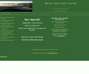 baconparkgolf.com: Bacon Park Golf Course - Savannah, Georgia
