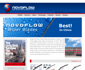 chinawiperblades.com: Novoflow Wiper Blades Manufacturer, Best Windshield Wiper Blades Factory
Novoflow wiper blades, is a professional and biggest wiper blades manufacturer in China. Now we have all kinds of wiper blades for all vehicles, including cars, trucks, RVs, buses, marines, trains, and so on.