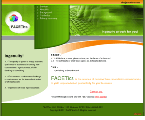 facetics.com: FACETics
