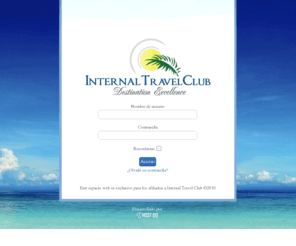 internaltravelclub.com: Acceso
Joomla! - the dynamic portal engine and content management system