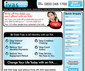 ivas.co.uk: IVA Help and IVA Advice UK - IVAs.co.uk
Get IVA help and advice from certified UK based Insolvency Practitioners and take your first step to becoming debt free.