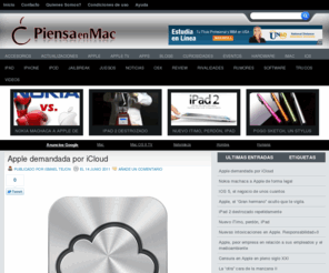 piensaenmac.es: Piensa en Mac
Blog independiente para seguidores/detractores de la manzana :)