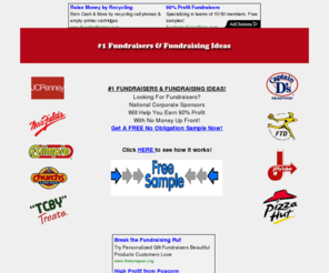 1-fundraisers-fundraising-ideas.com: #1 Fundraisers & Fundraising Ideas For School Fund Raisers & Church Fund Raising!
The Best Fundraisers & Fundraising Ideas with No Money Up Front! Fundraising Ideas for Church and School Fund raisers. Earn 90% Profit! 