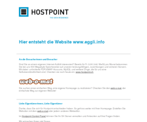 eggli.info: Hostpoint - The Data Residence
