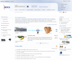 merck-chemicals.sk: Merck Chemicals Slovakia | Merck KGaA - chemikálie pre priemysel a laboratórium
Firma Merck Chemicals ponúka chemikálie pre použitie v laboratóriách a rôznych priemyselných odvetviach. Biovedy, potravinársky priemysel, kozmetick&yac