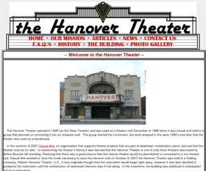 hanovertheatre.info: Hanover Theater - Welcome
