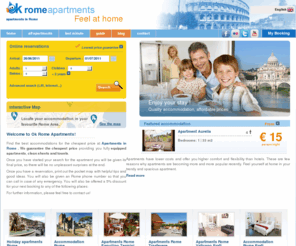 ok-rome-apartments.com: Apartments Rome Accommodation, cheap holiday apartment rent Rome 
Best choice of apartments in Rome. Travel deals & videos. Rent apartment Rome accommodation. Cheap holidays Rome city breaks. Vacation rentals Rome, Italy. 