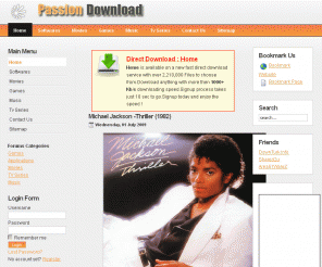 passiondownload.org: Home - Free From Hotfile Rapidshare & Megaupload by Passion Download
