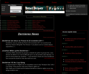 devildriver-france.fr: DevilDriver France - Toute l'actualite de DevilDriver
Actualites, Concerts DevilDriver Forums de discussions, Tchat...