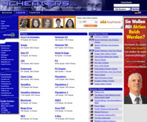 nbg-online.com: 4cheaters.de - Cheats, Codes, Spieletipps und Trainer - Cheats und Levelcodes
Umfangreiche Sammlung von Tipps und Tricks zu Computerspielen auf den Systemen PC, Nintendo Wii, X-Box (360), Playstation, PS2, PS3 und vielen alten Systemen, wie beispielsweise Amiga, Atari und C64