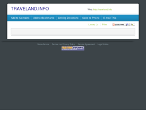 traveland.info: Domain Names, Web Hosting and Online Marketing Services | Network Solutions
Find domain names, web hosting and online marketing for your website -- all in one place. Network Solutions helps businesses get online and grow online with domain name registration, web hosting and innovative online marketing services.