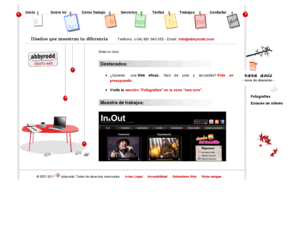 abbyrodd.net: abbyrodd: diseño y maquetación web
Homepage, presentación. Diseñadora web y multimedia, trabajo bajo criterios de usabilidad y accesibilidad, aportando creatividad y experiencia.
