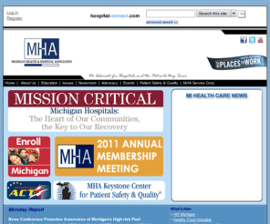 mha.org: Michigan Health & Hospital Association
Home Page of the Michigan Health & Hospital Association