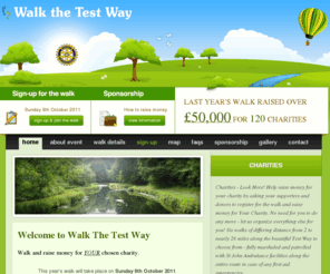 walkthetestway.org: Home - Walk the Test Way - Sponsored Chartiy Walk
A charity walk