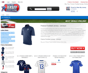 francefootballjersey.com: France Football Jersey - France Football Shirt - France Jerseys Shirts
France Jersey buy online we also supply France Merchandise apparel gear kit and other France Branded items great gifts for France Fans