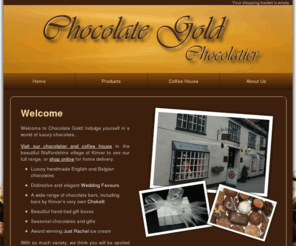 kinfayre.co.uk: Luxury chocolate treats, unique gifts and personalised chocolate boxes, from Chocolate Gold Chocolatier
Browse our range of chocolate gifts and create your own personalised chocolate boxes. Shop online or visit our chocolate shop and coffee house in Kinver, Staffordshire.