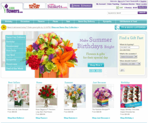 1-877-greatfoods.com: Flowers, Roses, Gift Baskets, Same Day Florists | 1-800-FLOWERS.COM
Order flowers, roses, gift baskets and more. Get same-day flower delivery for birthdays, anniversaries, and all other occasions. Find fresh flowers at 1800Flowers.com.